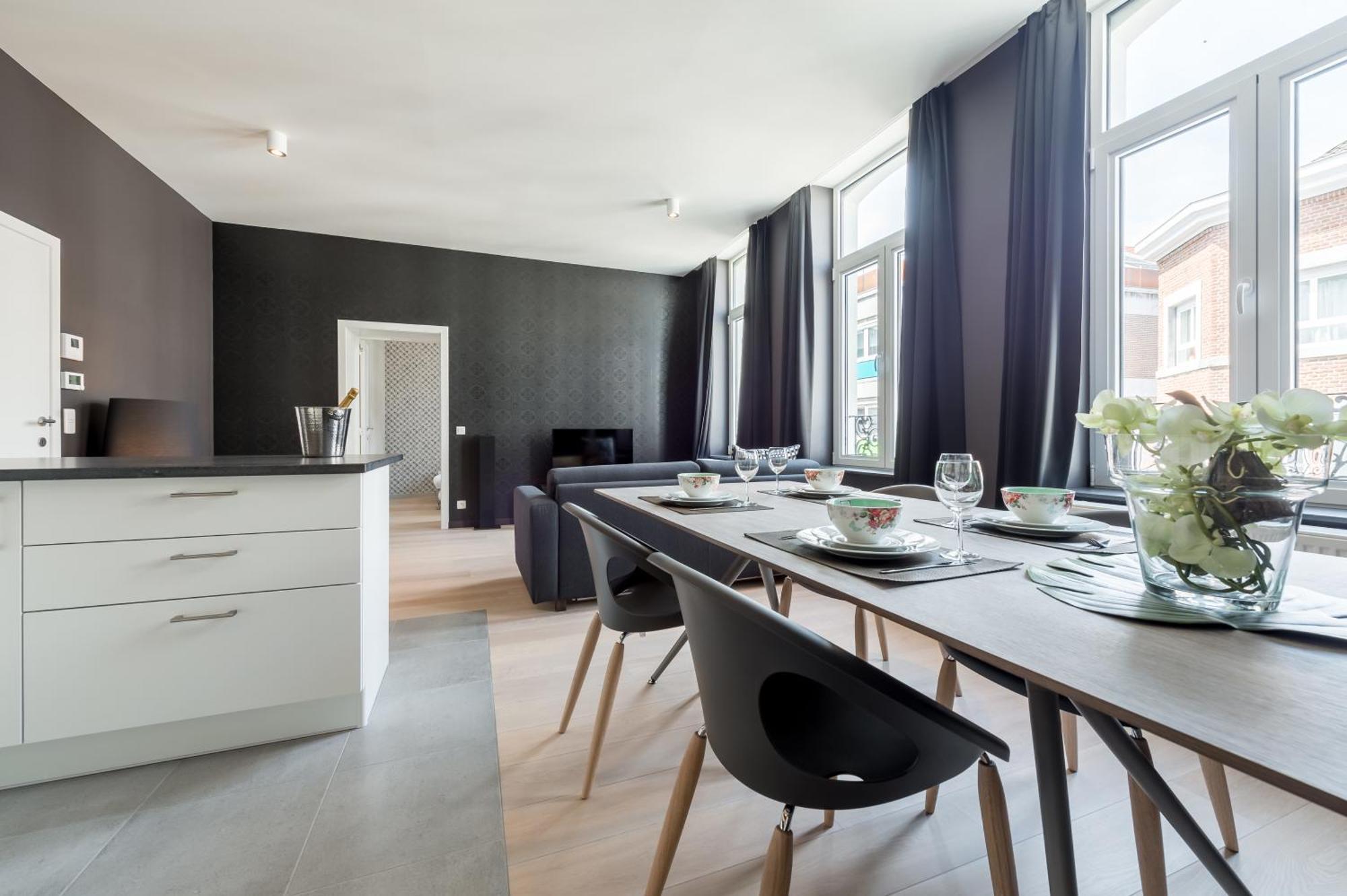 Smartflats Design - Cathedrale Apartment Лиеж Стая снимка
